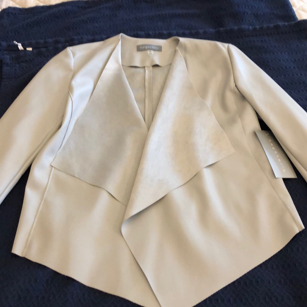 Smoky blue light weight top/jacket